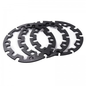 Special-muotoinen PORON LE-20 vaahtomuovi Iskunvaimennus ja pakkaus Musta vaahto 0,5 mm:n palonestoaine Vaahto