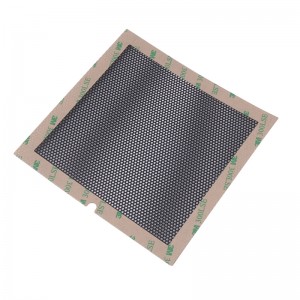 Toimitus Palonestoaine Sähköstaattinen PVC Pölykestävä verkko Sähkölaitteet Pölykestävä silmävaikutuskestävyys 0,1 mm:n kaiutinverkko